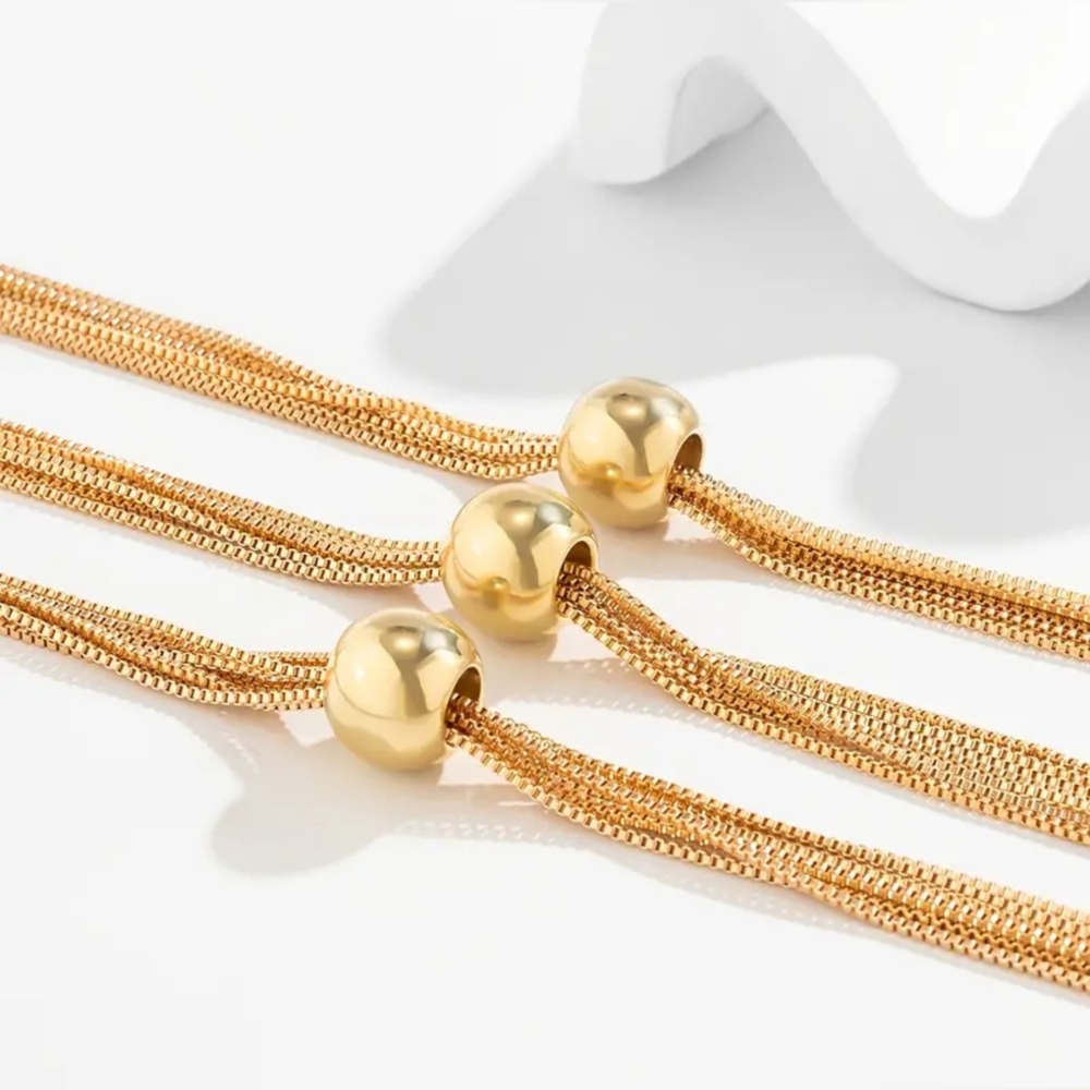 Necklace gold plated - Picture 2 of 4